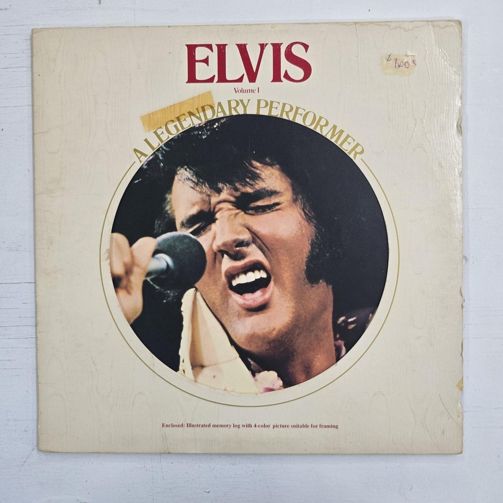 Elvis Presley A Legendary Performer Volume 1 LP VG+/G Vintage Vinyl CPL1-0341